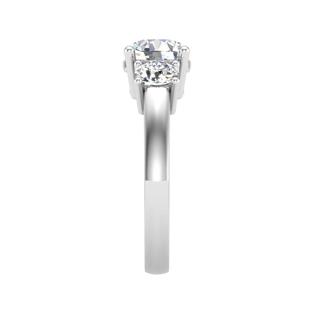 Korman Signature 'Daleyza' Three-Stone Engagement Ring